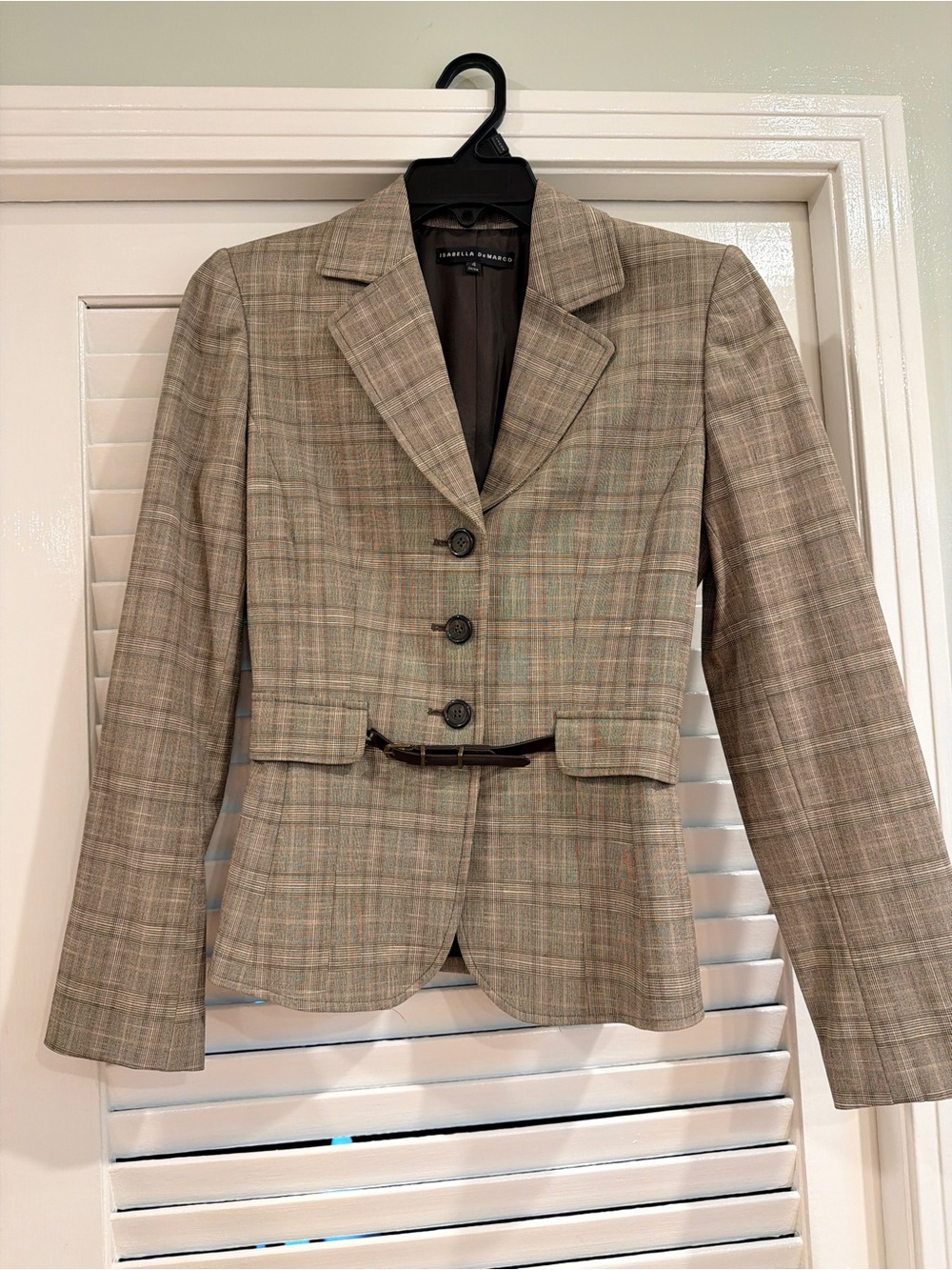 Isabella Demarco Tailored Blazer - Beige